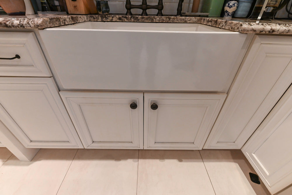 Candelight Traditional Off White Kitchen with Island and Monogram Appliances