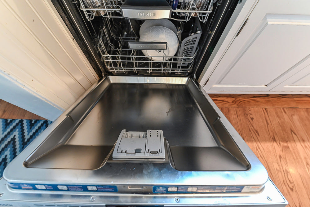 "The Radcliffe" Traditional White Kitchen with Island, Granite Countertops and Appliances