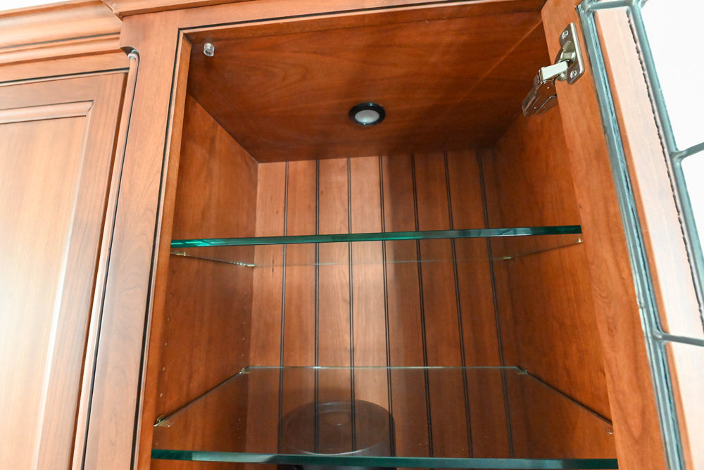 Plain & Fancy Traditional Wooden Wet Bar with Appliances