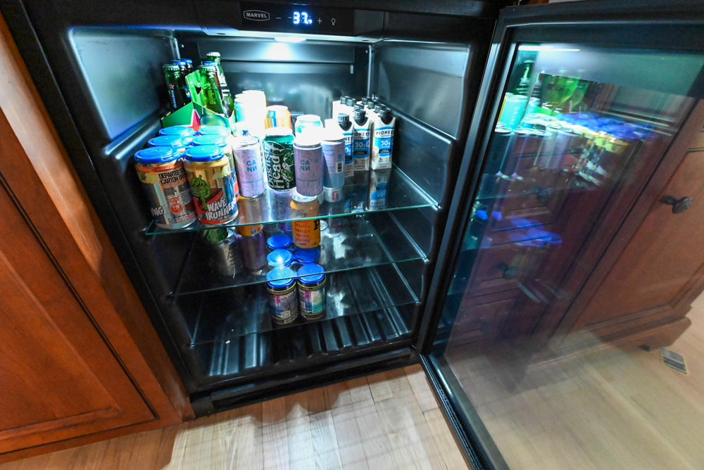 Plain & Fancy Traditional Wooden Wet Bar with Appliances