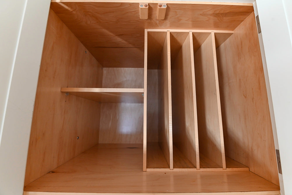 “The Providence” Custom Traditional White Kitchen with Wood Top Island & Monogram Appliances