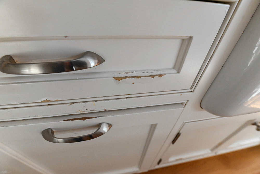 “The Providence” Custom Traditional White Kitchen with Wood Top Island & Monogram Appliances