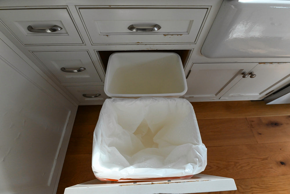 “The Providence” Custom Traditional White Kitchen with Wood Top Island & Monogram Appliances