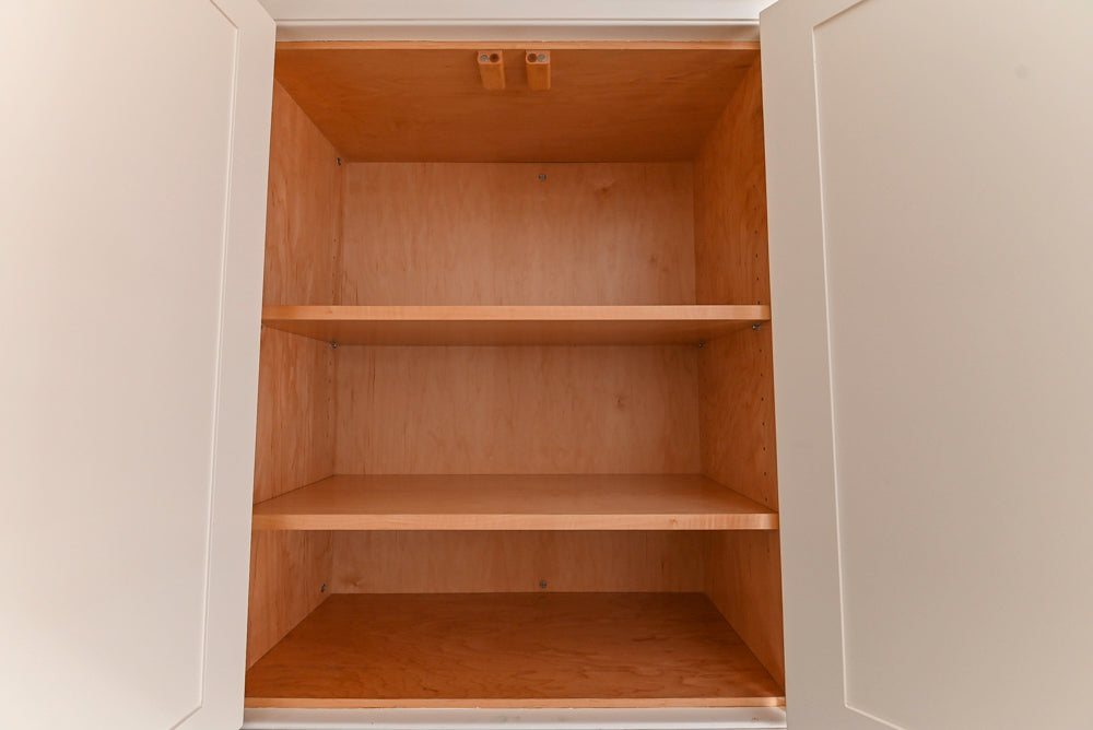 “The Providence” Custom Traditional White Kitchen with Wood Top Island & Monogram Appliances