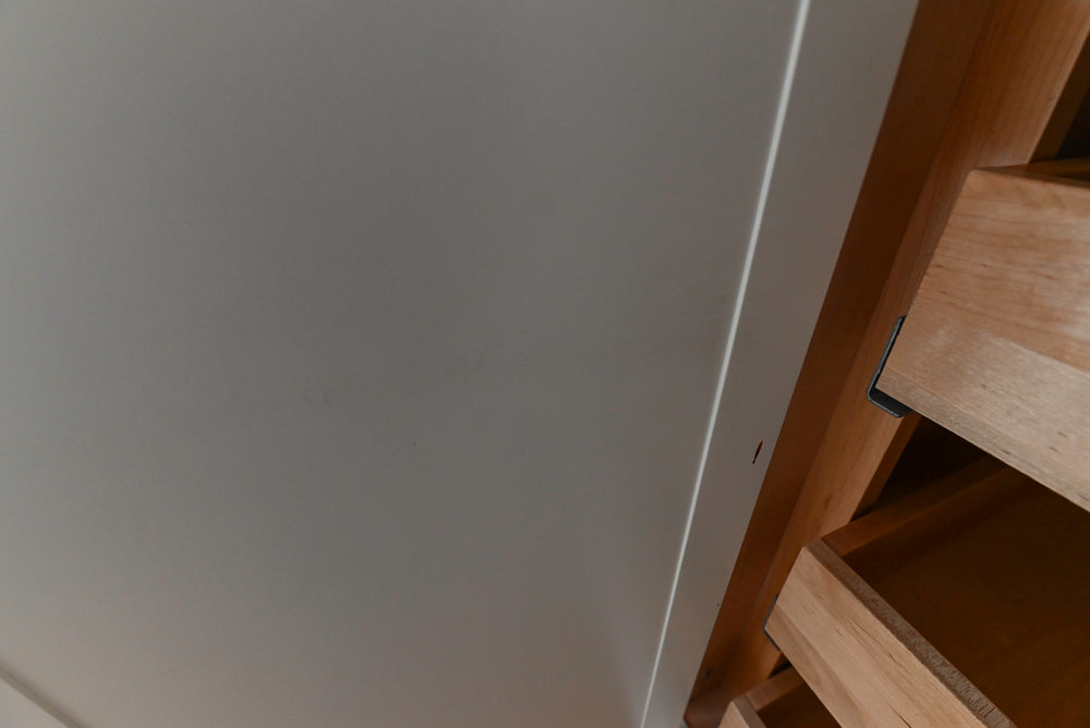 “The Providence” Custom Traditional White Kitchen with Wood Top Island & Monogram Appliances