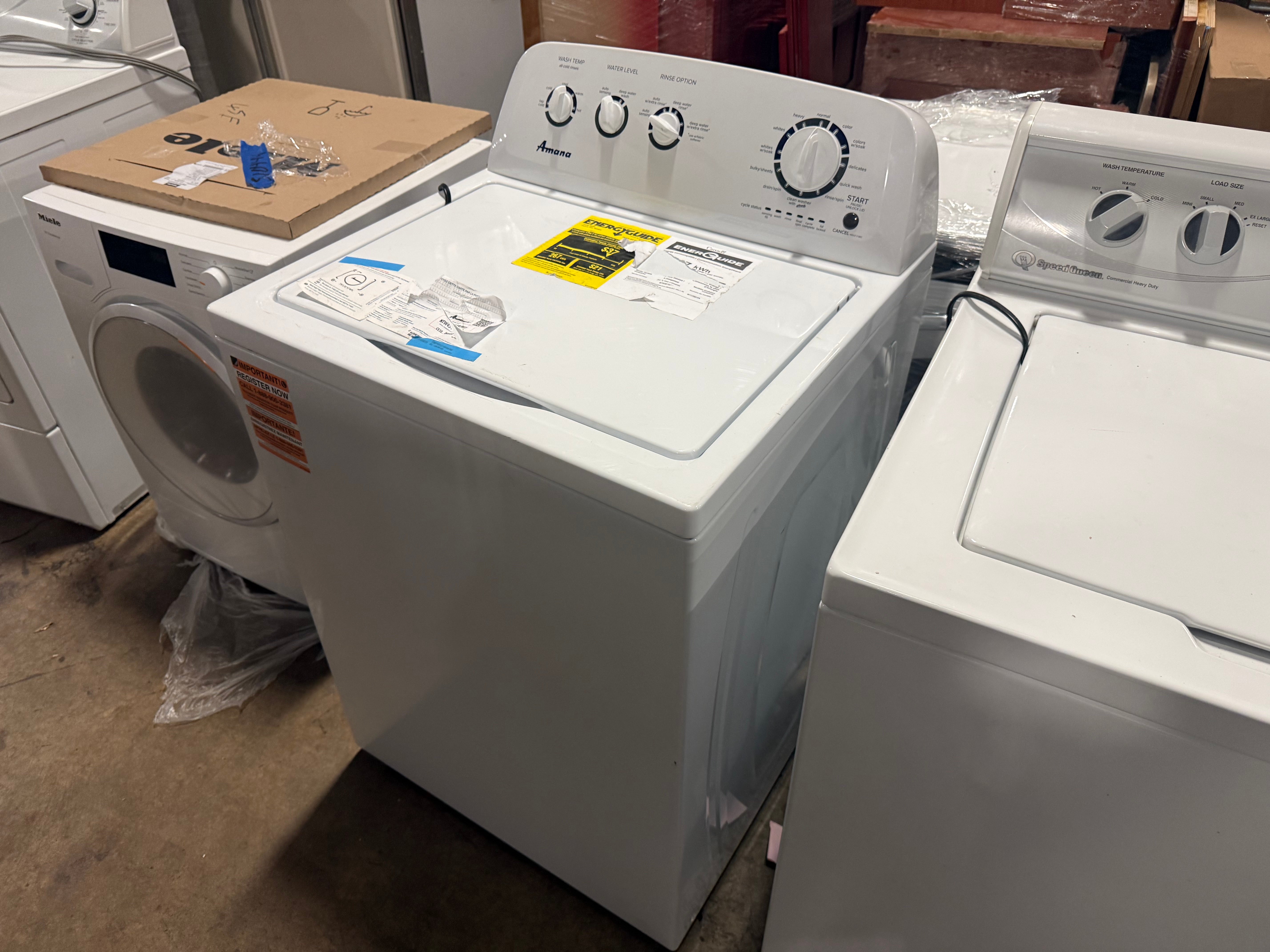 Amana NTW4519JW 28" White Top Load Washer