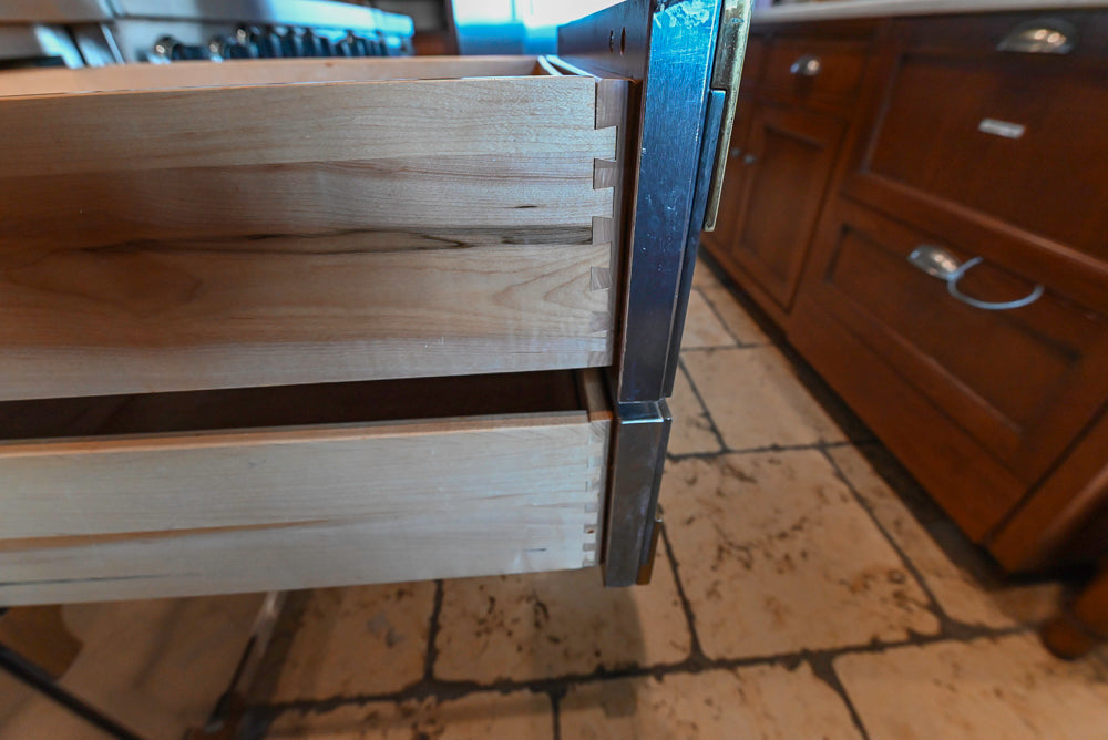 "The Highbury" Traditional Wooden Kitchen with Island & Viking Architectural Hearth