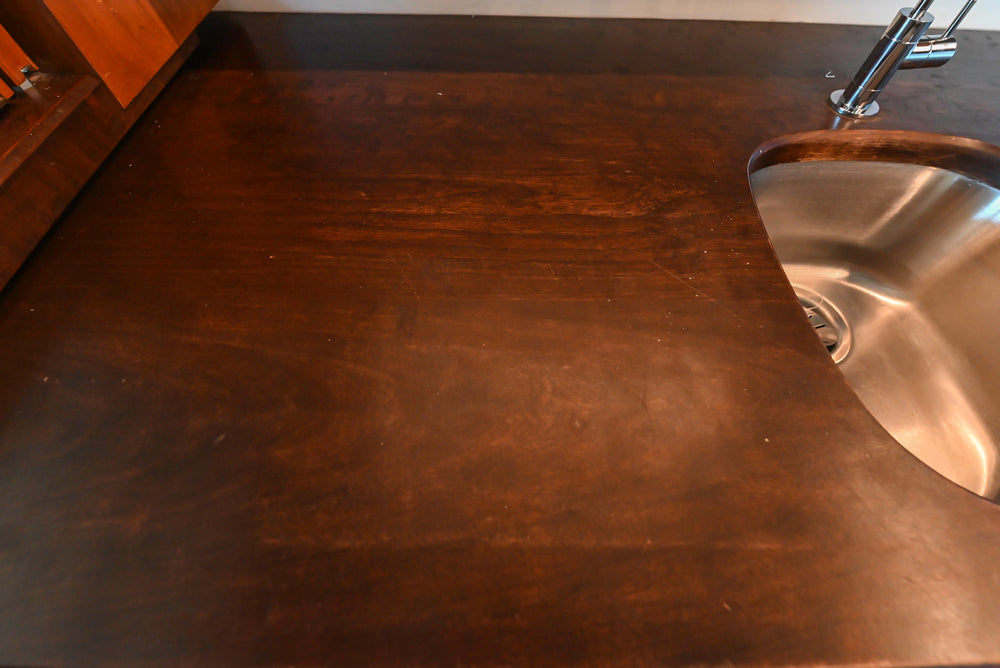 "The Highbury" Traditional Wooden Wet Bar with Sink, Faucet & Wine Cooler