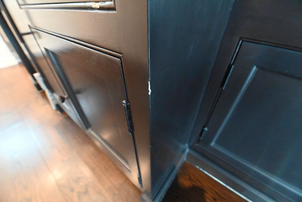 "The Prescott" Transitional White Kitchen with Island, Sub-Zero & Viking Appliances
