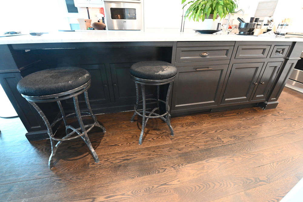"The Prescott" Transitional White Kitchen with Island, Sub-Zero & Viking Appliances