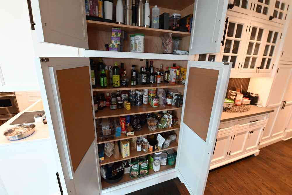 "The Prescott" Transitional White Kitchen with Island, Sub-Zero & Viking Appliances