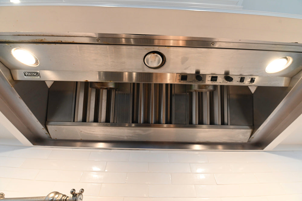 "The Prescott" Transitional White Kitchen with Island, Sub-Zero & Viking Appliances