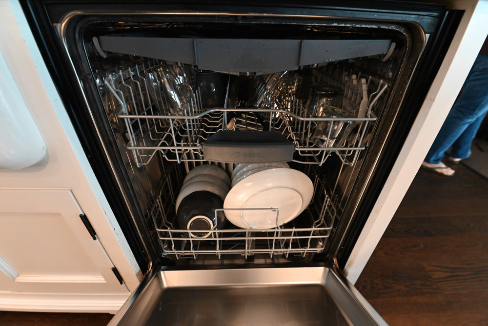 "The Prescott" Transitional White Kitchen with Island, Sub-Zero & Viking Appliances