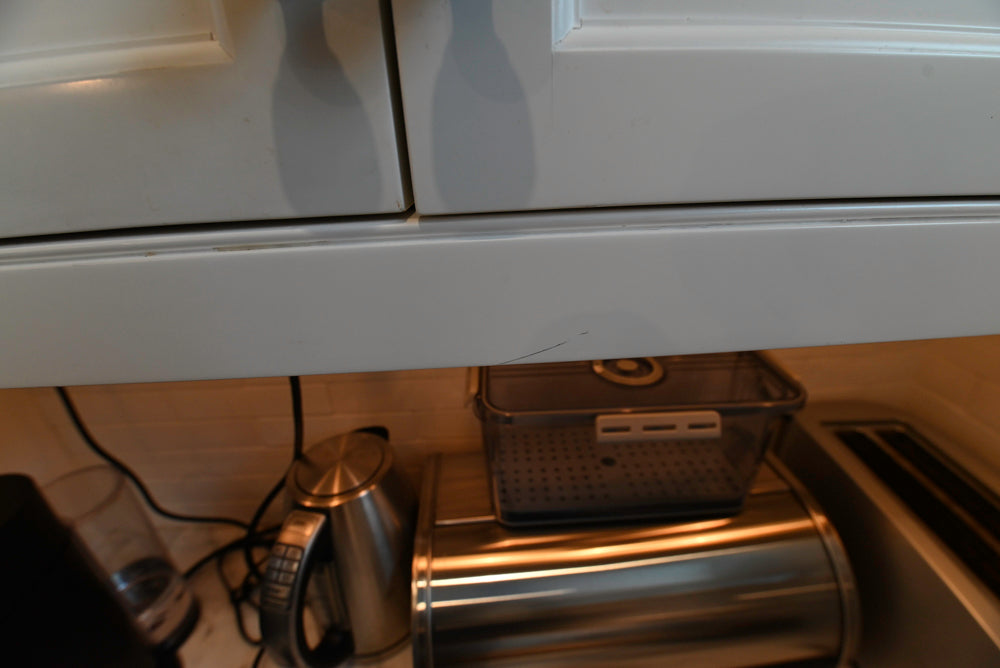 "The Prescott" Transitional White Kitchen with Island, Sub-Zero & Viking Appliances