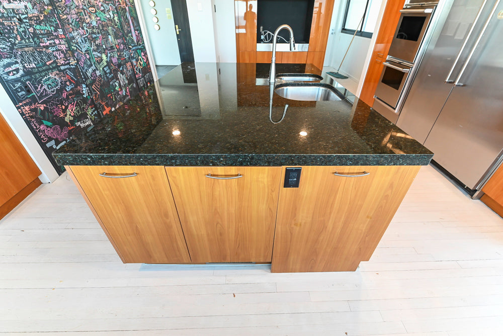 Neff Modern Kitchen with Island and 48" Viking Refrigerator