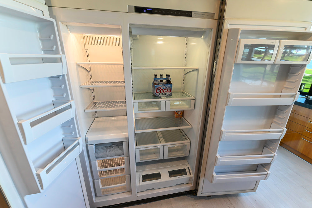 Neff Modern Kitchen with Island and 48" Viking Refrigerator