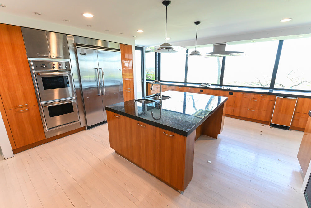 Neff Modern Kitchen with Island and 48" Viking Refrigerator