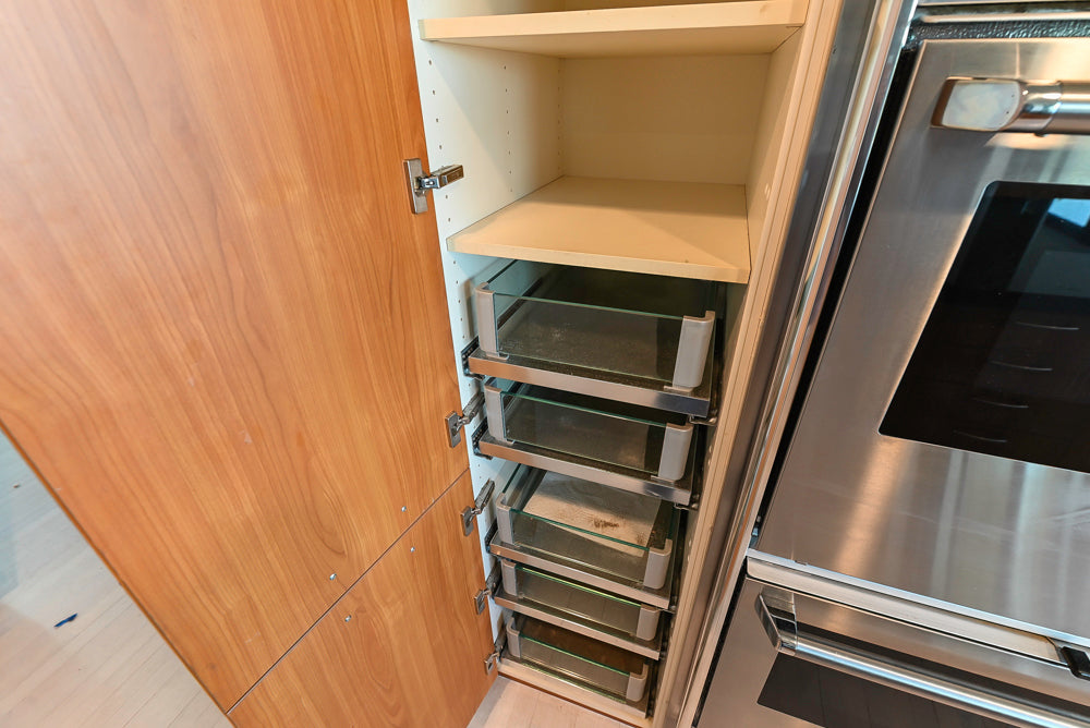 Neff Modern Kitchen with Island and 48" Viking Refrigerator
