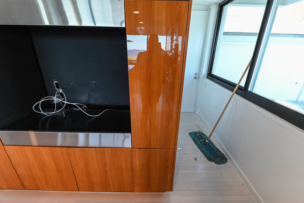 Neff Modern Kitchen with Island and 48" Viking Refrigerator