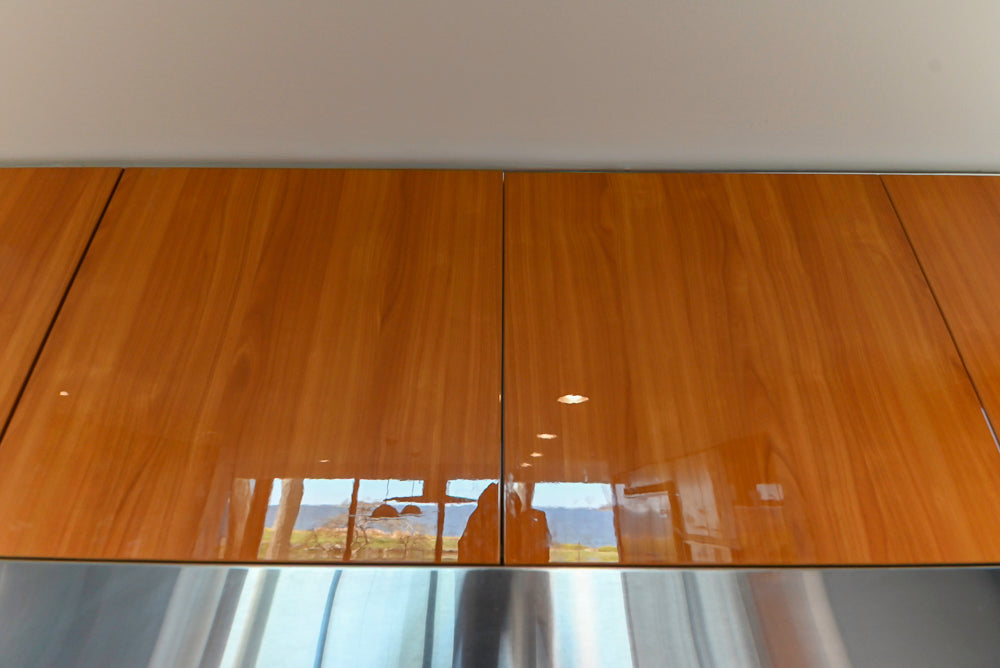 Neff Modern Kitchen with Island and 48" Viking Refrigerator