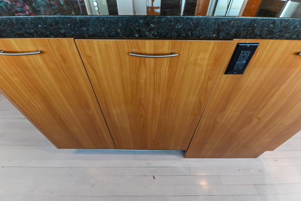 Neff Modern Kitchen with Island and 48" Viking Refrigerator