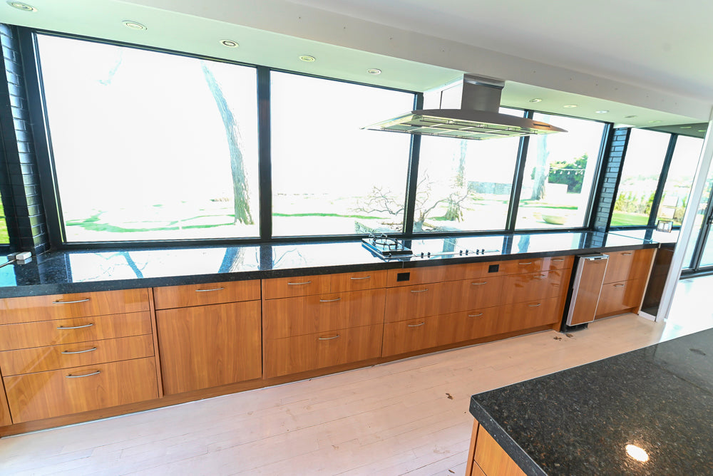Neff Modern Kitchen with Island and 48" Viking Refrigerator