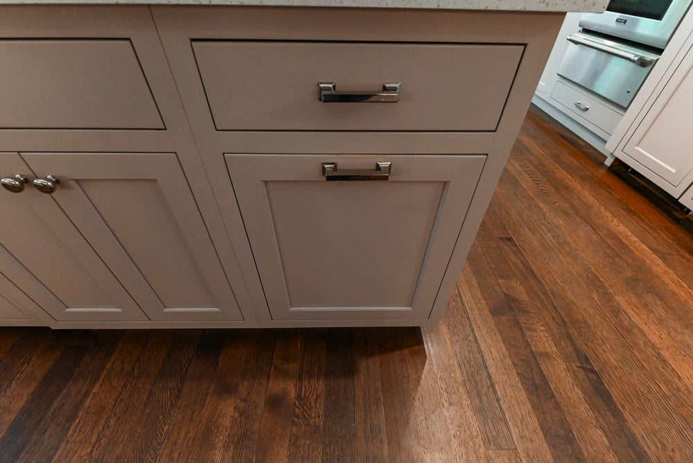 Plain & Fancy Repose Gray Transitional Kitchen with Thermador Appliances