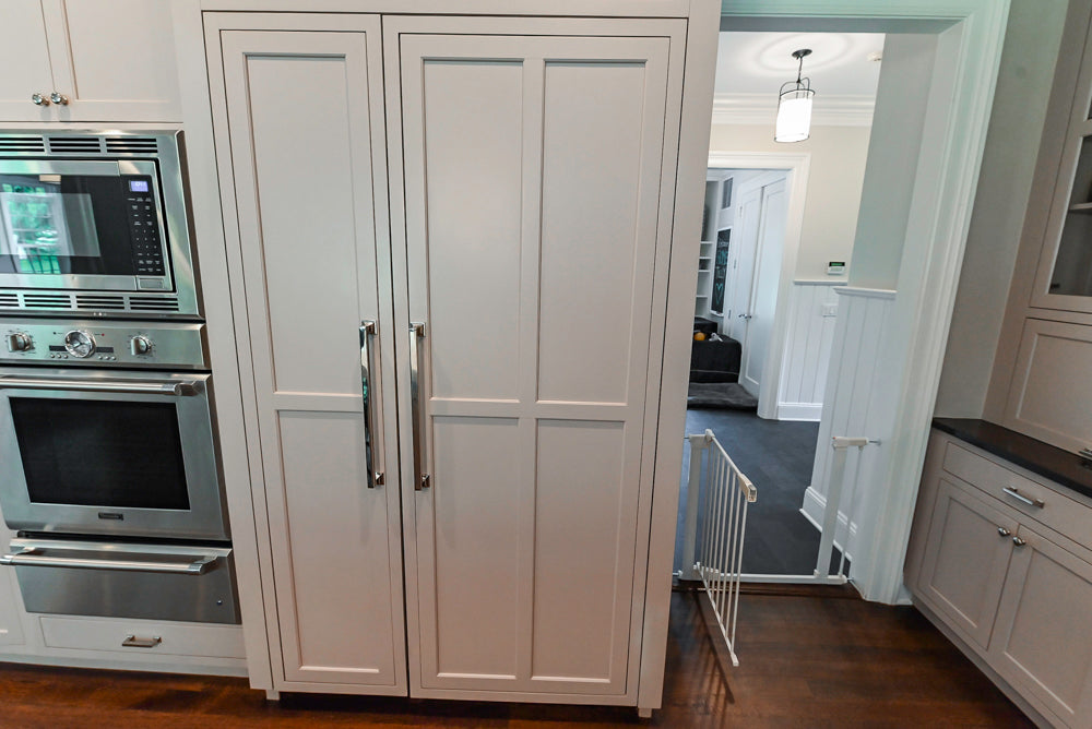 Plain & Fancy Repose Gray Transitional Kitchen with Thermador Appliances