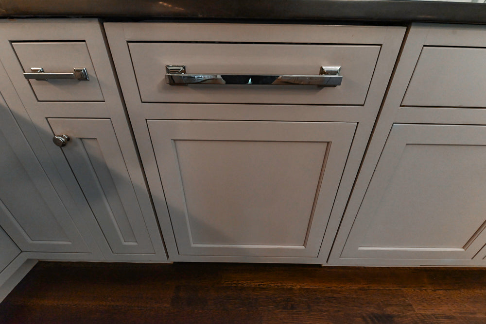 Plain & Fancy Repose Gray Transitional Kitchen with Thermador Appliances