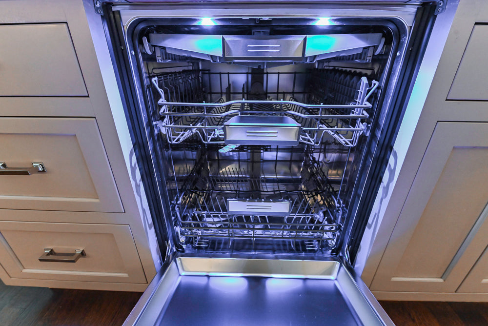 Plain & Fancy Repose Gray Transitional Kitchen with Thermador Appliances
