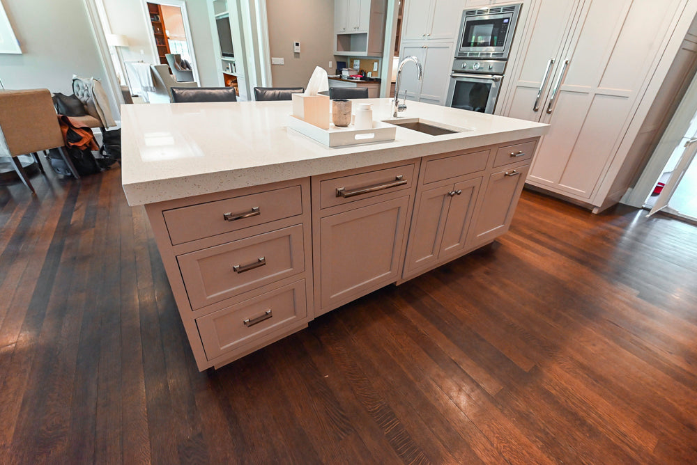 Plain & Fancy Repose Gray Transitional Kitchen with Thermador Appliances