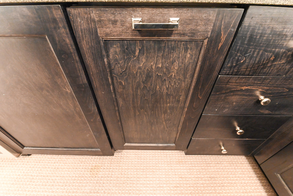 "The Beaumont" Transitional Dark Brown Wood Wet Bar with Appliances