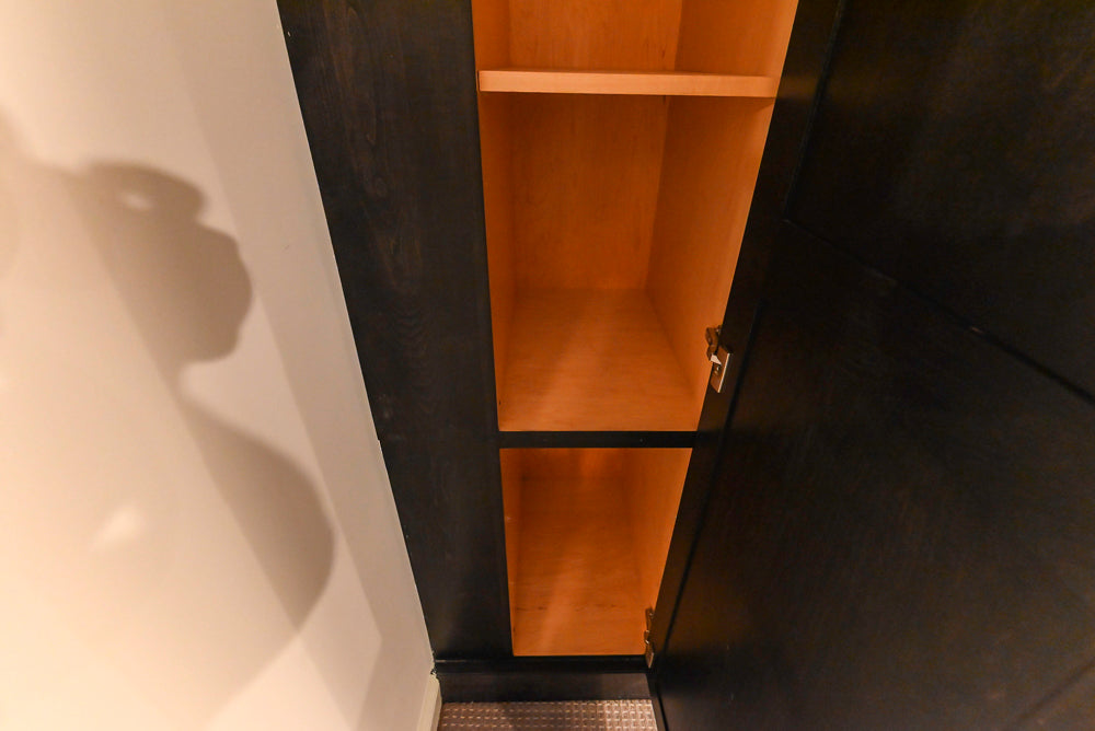 "The Beaumont" Transitional Dark Brown Wood Wet Bar with Appliances