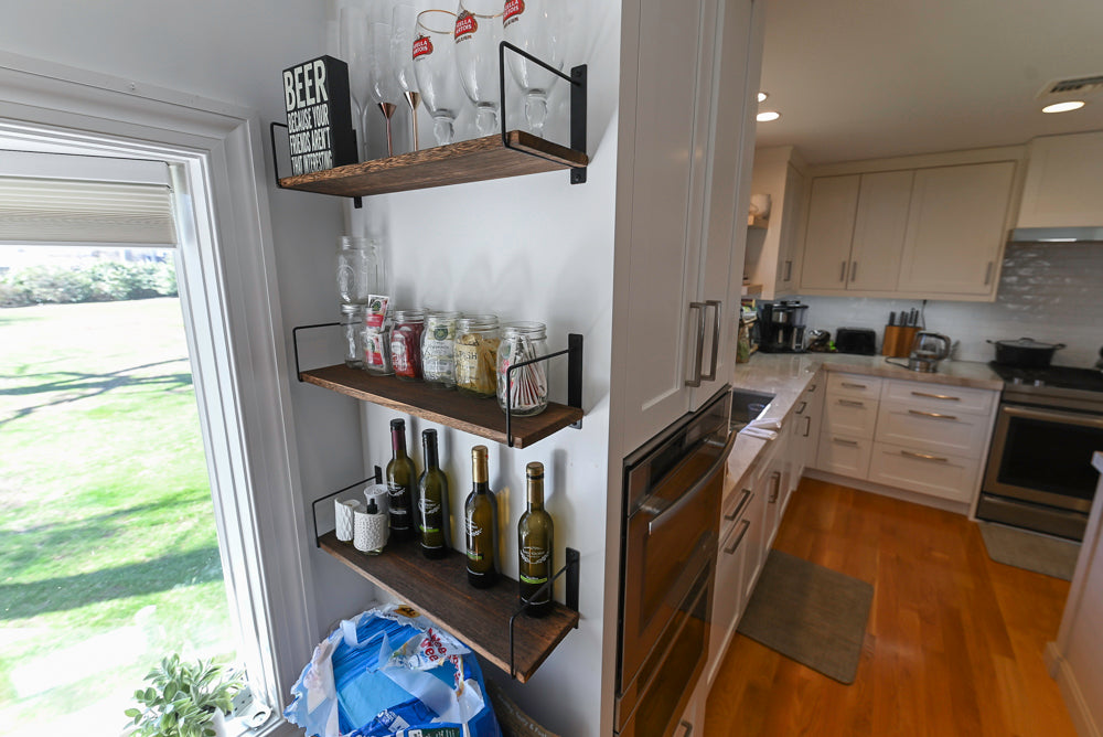 Cuiffo Cabinetry Transitional White Kitchen with Island & JennAir Appliances