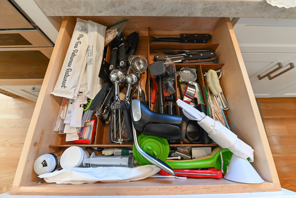 Cuiffo Cabinetry Transitional White Kitchen with Island & JennAir Appliances