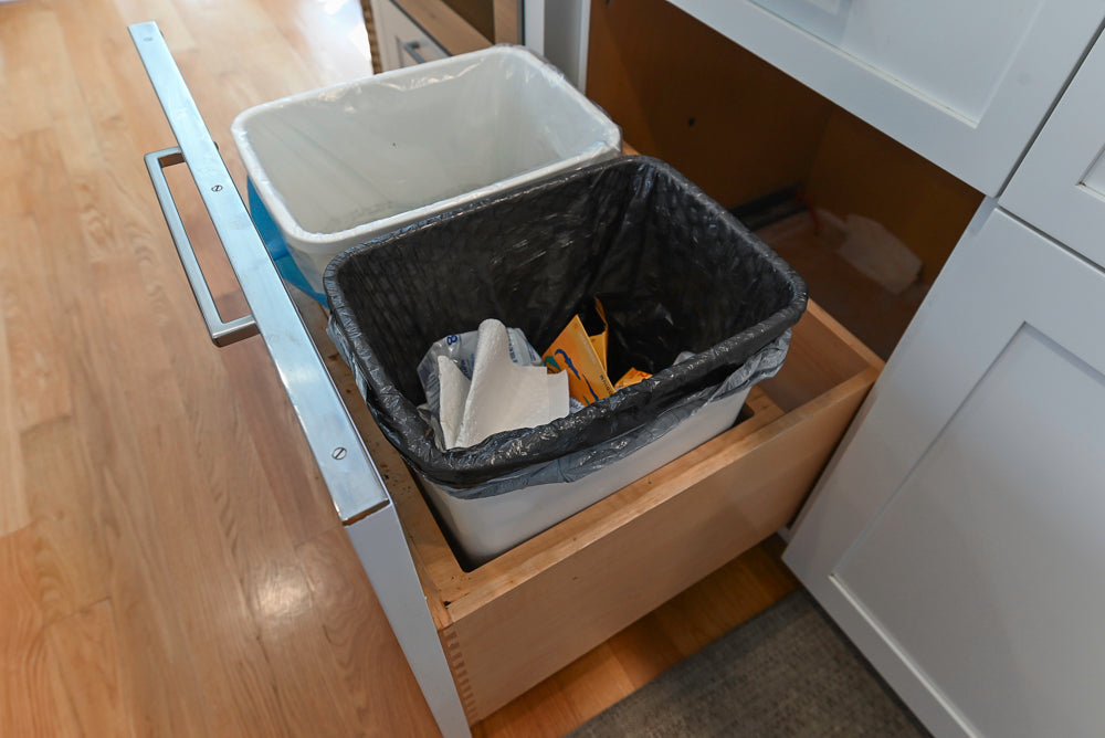 Cuiffo Cabinetry Transitional White Kitchen with Island & JennAir Appliances