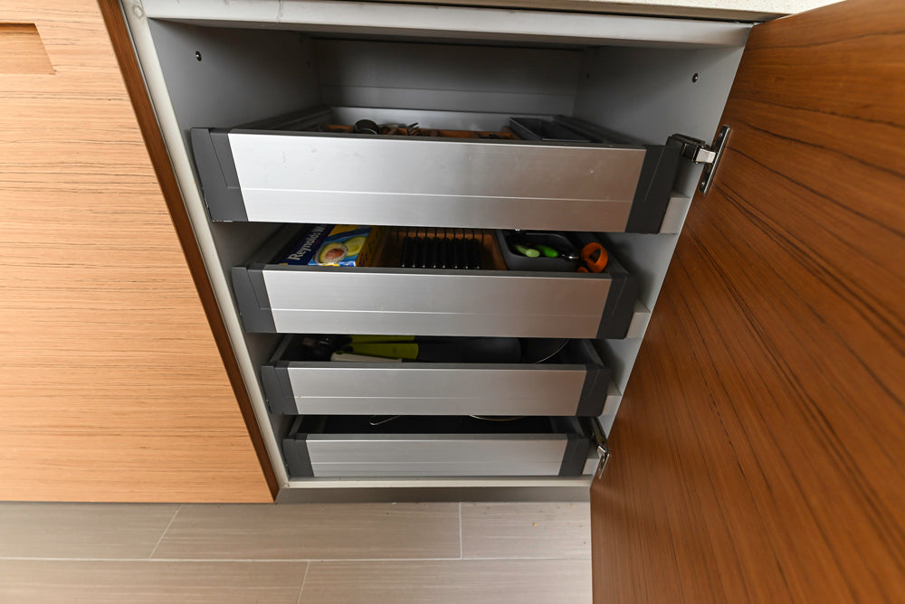 Poliform Modern Kitchen with Sideboard and Miele & Sub-Zero Appliances