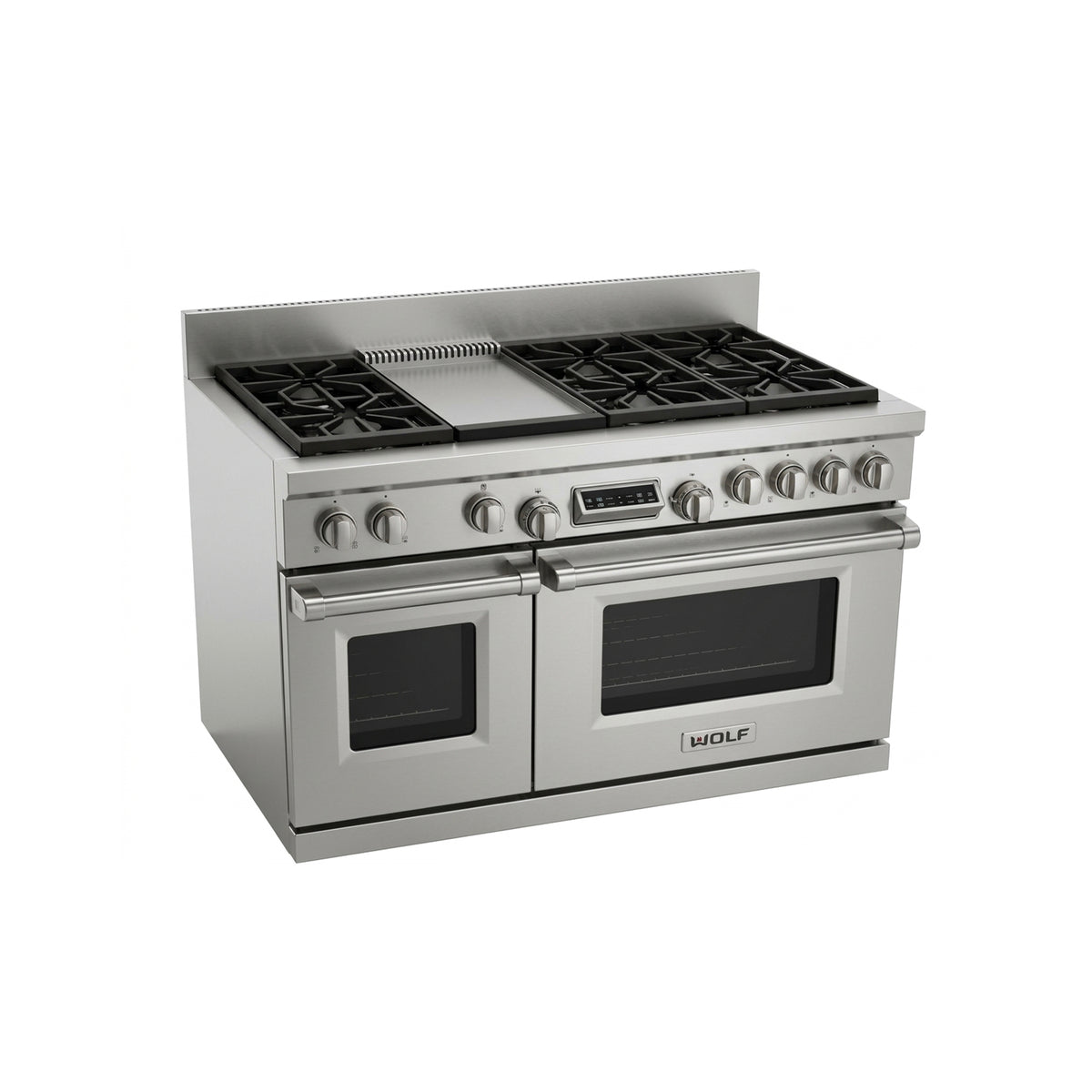 Wolf DF486G-LP 48" Stainless Steel Dual Fuel Range