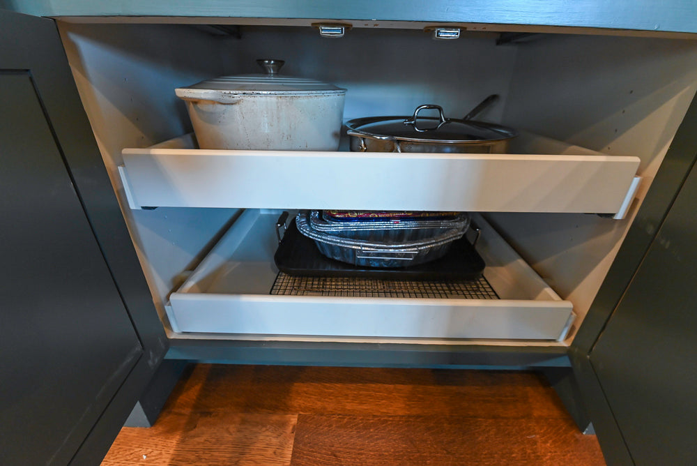 Rutt Transitional Sage Green Kitchen with Island, Viking & Sub-Zero Appliances
