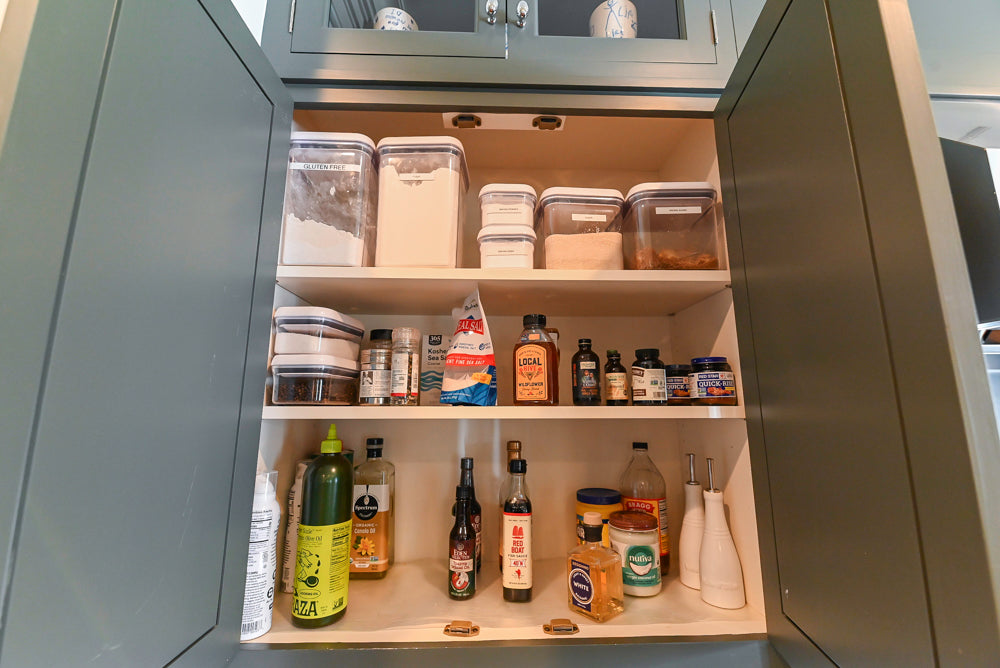 Rutt Transitional Sage Green Kitchen with Island, Viking & Sub-Zero Appliances