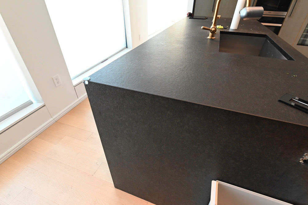 Thomas Juul-Hansen Modern Grey Oak Kitchen with Island & Miele Appliances