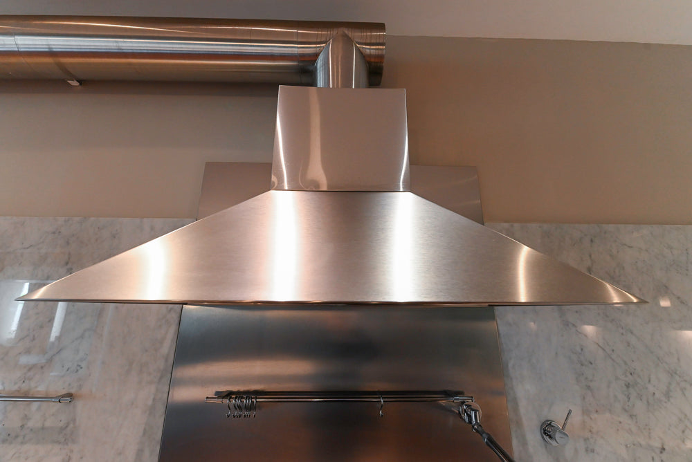Pessina Cucine Modern Industrial White Kitchen with Island & Viking Appliances