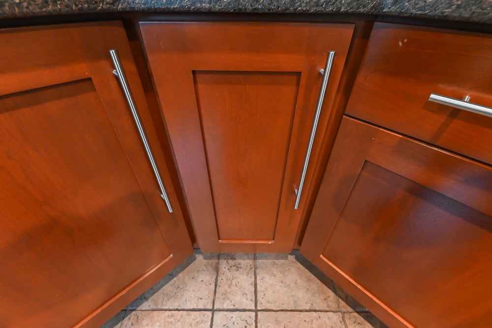 Plain & Fancy Transitional Classic Wooden Kitchen with Island and Sub-Zero 48" Refrigerator