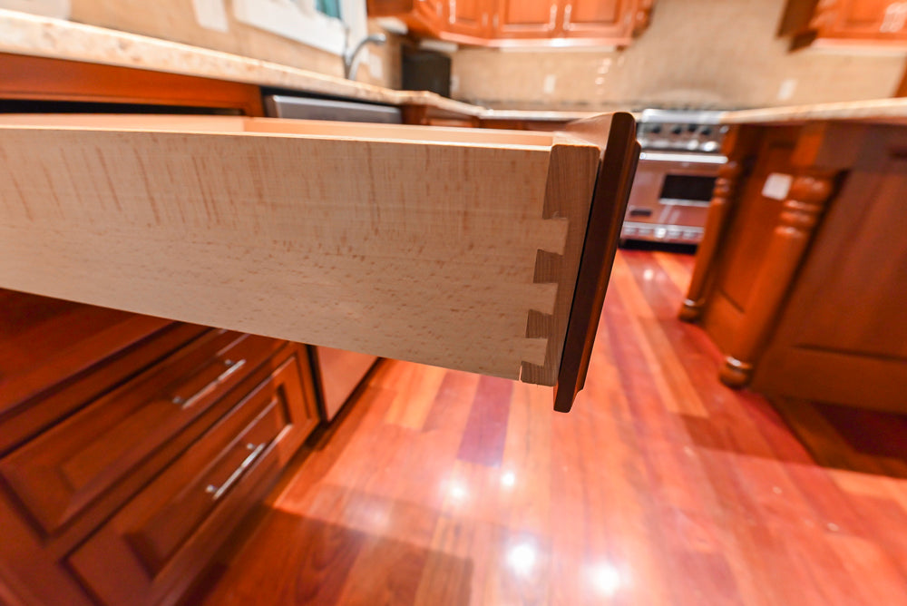 Plain & Fancy Traditional Craftsman Wood Kitchen with Island & Appliances