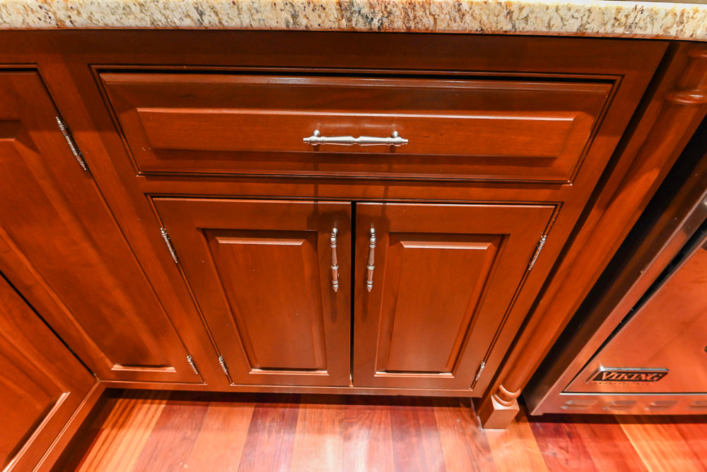 Plain & Fancy Traditional Craftsman Wood Kitchen with Island & Appliances