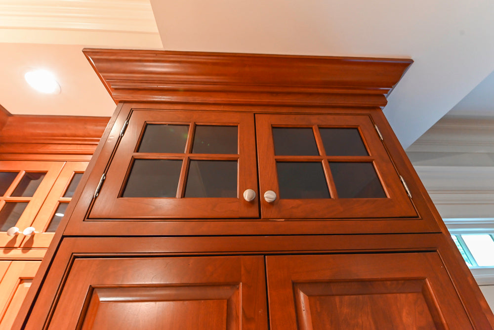 Plain & Fancy Traditional Craftsman Wood Kitchen with Island & Appliances