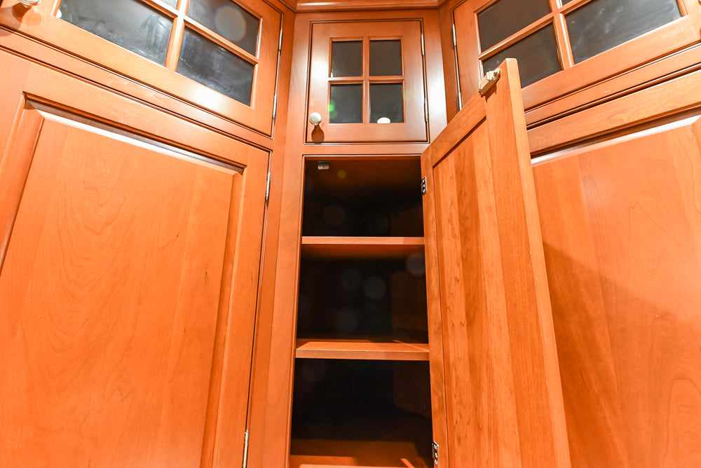 Plain & Fancy Traditional Craftsman Wood Kitchen with Island & Appliances