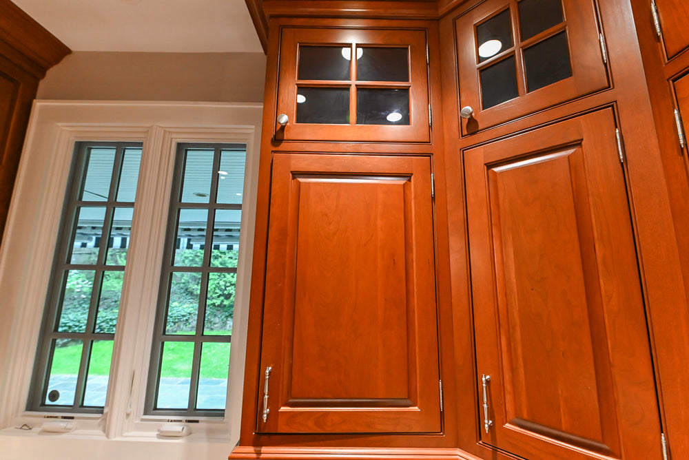 Plain & Fancy Traditional Craftsman Wood Kitchen with Island & Appliances