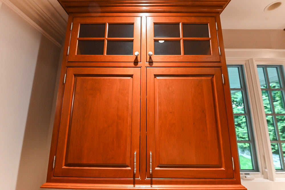 Plain & Fancy Traditional Craftsman Wood Kitchen with Island & Appliances