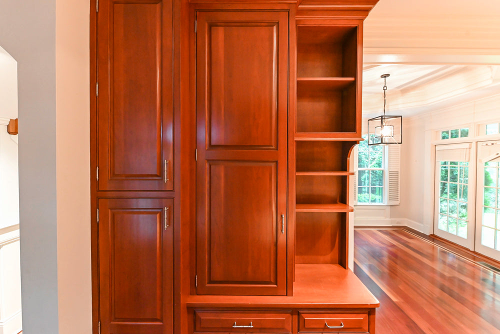 Plain & Fancy Traditional Craftsman Wood Kitchen with Island & Appliances